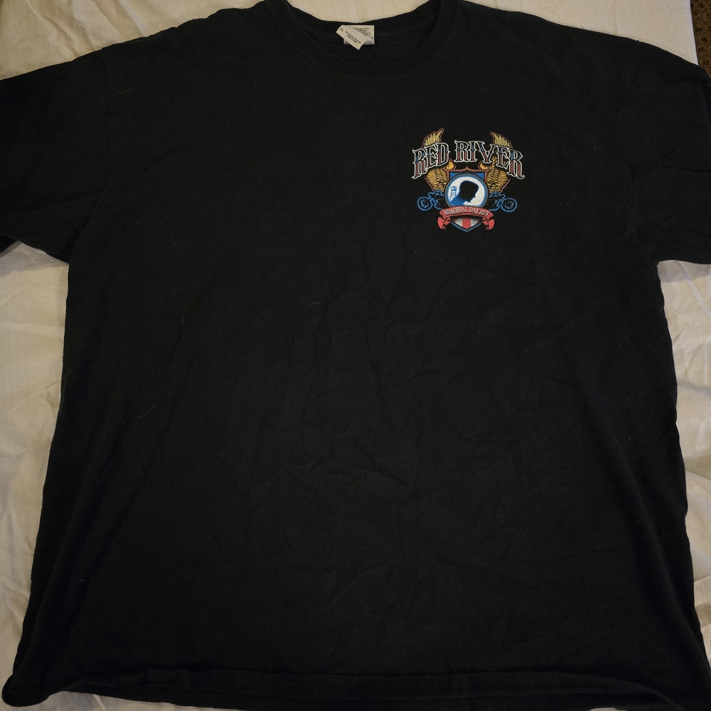 Gildan Black Tee with Colorful Graphic